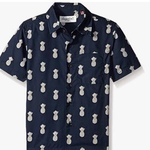 Sovereign Code Gatsby Pineapple Print Button Up